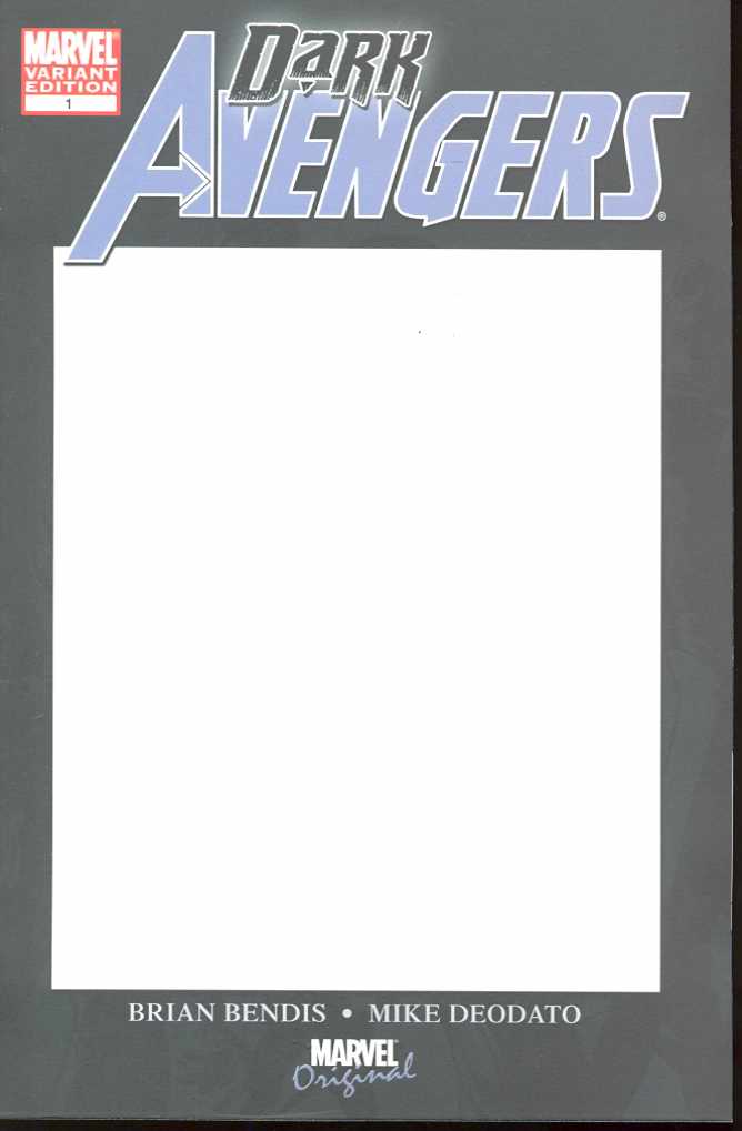 DARK AVENGERS #01 BLANK COVER EDITION